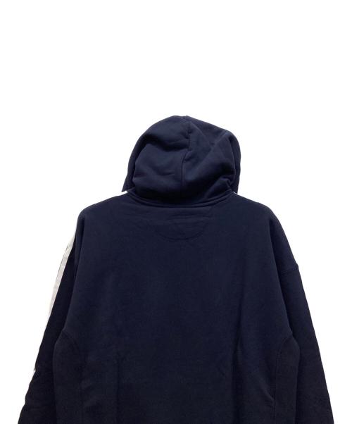adidas（アディダス）adidas (アディダス) プルオーバーパーカー ネイビー サイズ:Lの古着・服飾アイテム