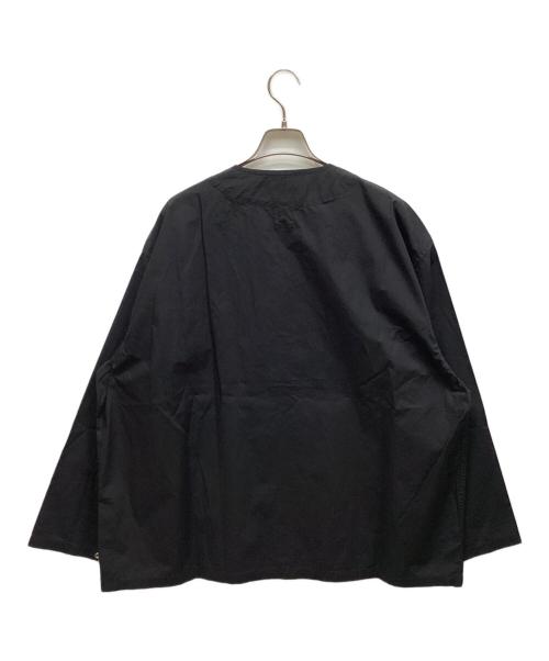 HINSON（ヒンソン）HINSON (ヒンソン) 長袖ジップシャツ ブラック サイズ:Mの古着・服飾アイテム