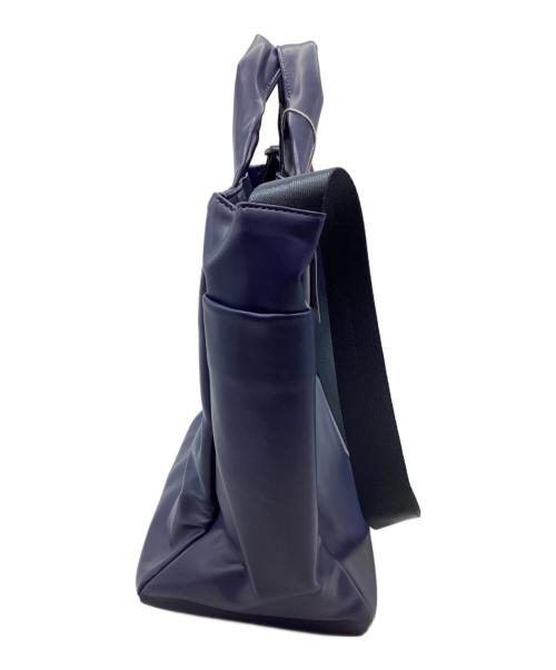 EAR（イア）EAR (イア) ブロックチェックトートバッグ ネイビー 未使用品の古着・服飾アイテム