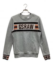 G-STAR RAW（ジースターロゥ）の古着「ジャガードセーター」｜ライトグレー
