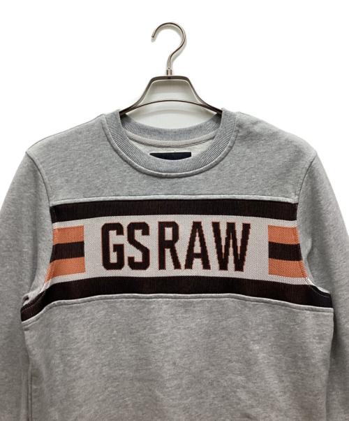 G-STAR RAW（ジースターロゥ）G-STAR RAW (ジースターロゥ) ジャガードセーター ライトグレー サイズ:Sの古着・服飾アイテム