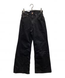 BIG JOHN×SURT（ビッグジョン×サート）の古着「ワイドレッグデニム」｜ブラック