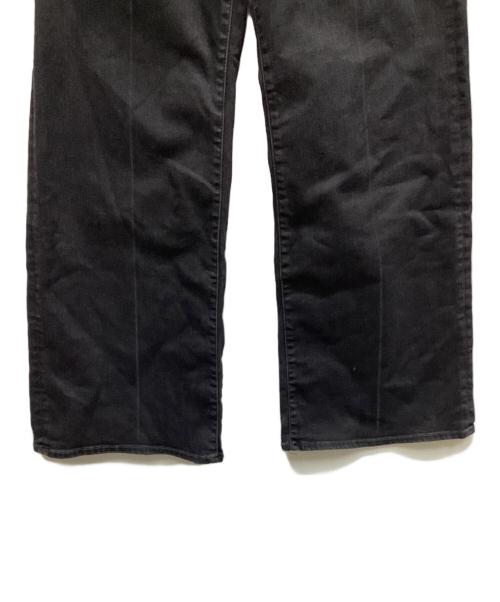 BIG JOHN（ビッグジョン）BIG JOHN (ビッグジョン) SURT (サート) ワイドレッグデニム ブラック サイズ:1の古着・服飾アイテム