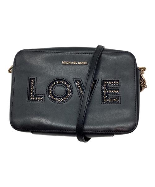 MICHAEL KORS（マイケル・コース）MICHAEL KORS (マイケル・コース) ショルダーバッグ ブラックの古着・服飾アイテム