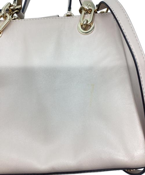 MICHAEL KORS（マイケル・コース）MICHAEL KORS (マイケル・コース) 2WAYショルダーバッグ ベージュの古着・服飾アイテム