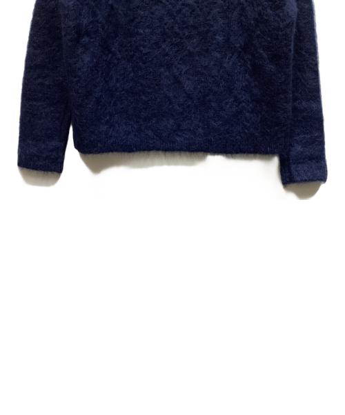 49AV junko shimada（フォーティーナインアベニュージュンコシマダ）49AV junko shimada (フォーティーナインアベニュージュンコシマダ) タートルネックニット ネイビー サイズ:38の古着・服飾アイテム