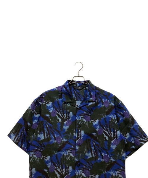 THE NORTH FACE（ザ ノース フェイス）THE NORTH FACE (ザ ノース フェイス) 半袖シャツ ブルー×グリーン サイズ:Lの古着・服飾アイテム