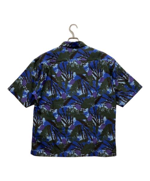 THE NORTH FACE（ザ ノース フェイス）THE NORTH FACE (ザ ノース フェイス) 半袖シャツ ブルー×グリーン サイズ:Lの古着・服飾アイテム