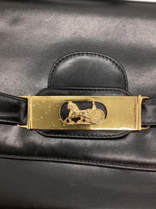 CELINE（セリーヌ）CELINE (セリーヌ) ショルダーバッグ ブラックの古着・服飾アイテム