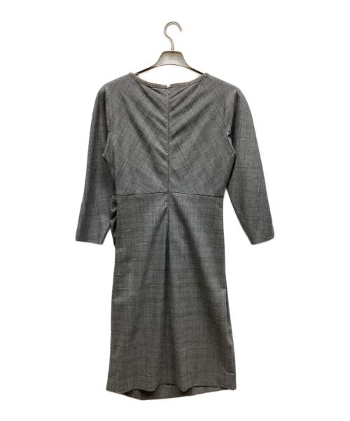 Fabiana Filippi（ファビアナフィリッピ）Fabiana Filippi (ファビアナフィリッピ) 長袖ワンピース グレー サイズ:44 未使用品の古着・服飾アイテム