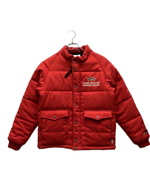 CLAY SMITH SPEED SHOP（-）CLAY SMITH SPEED SHOP (-) 中綿ジャケット レッド サイズ:Mの古着・服飾アイテム