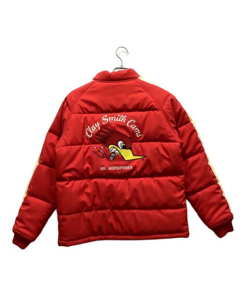 CLAY SMITH SPEED SHOP（-）CLAY SMITH SPEED SHOP (-) 中綿ジャケット レッド サイズ:Mの古着・服飾アイテム