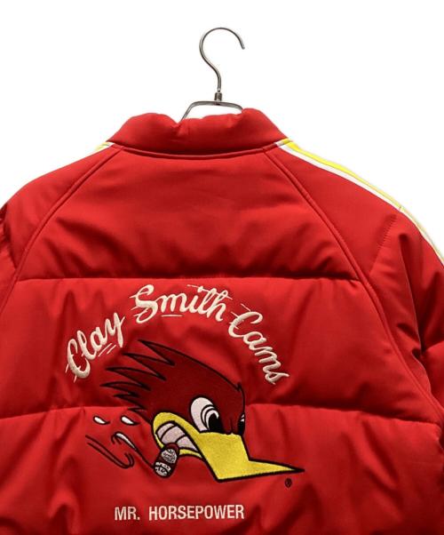 CLAY SMITH SPEED SHOP（-）CLAY SMITH SPEED SHOP (-) 中綿ジャケット レッド サイズ:Mの古着・服飾アイテム