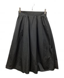 nano・universe（ナノ・ユニバース）の古着「ロングスカート」｜ブラック