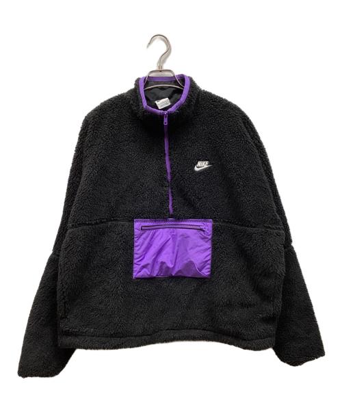 NIKE（ナイキ）NIKE (ナイキ) アノラック ハーフジップフリースジャケット ブラック サイズ:Mの古着・服飾アイテム