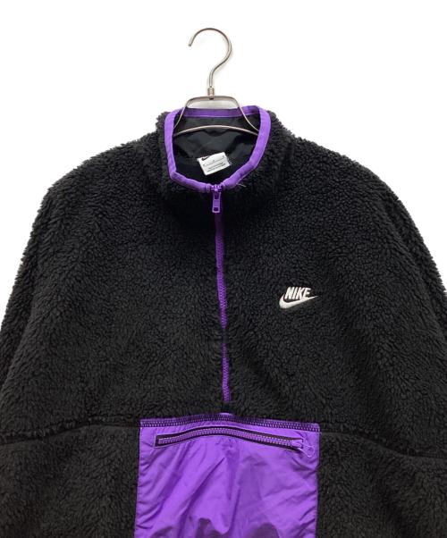 NIKE（ナイキ）NIKE (ナイキ) アノラック ハーフジップフリースジャケット ブラック サイズ:Mの古着・服飾アイテム