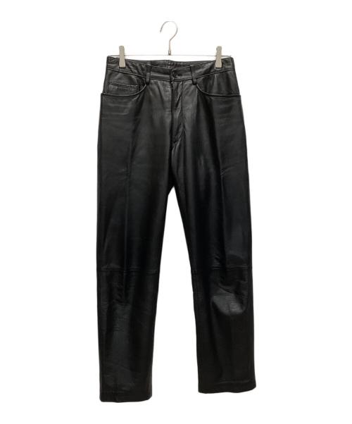 PAUL SMITH（ポールスミス）PAUL SMITH (ポールスミス) レザーパンツ ブラック サイズ:30の古着・服飾アイテム