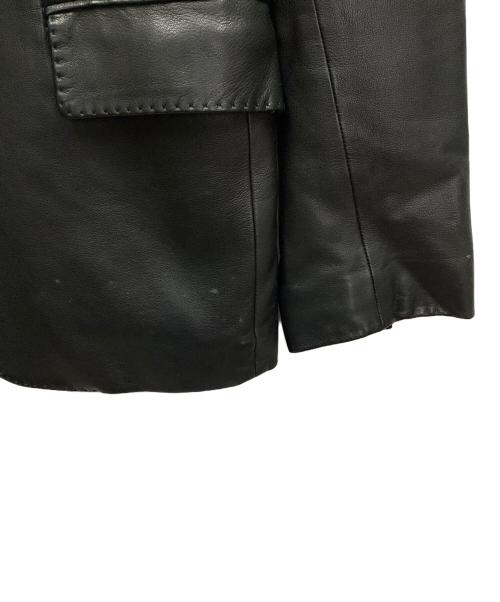 BEAMS Lights（ビームスライト）BEAMS Lights (ビームスライト) レザージャケット ブラック サイズ:44の古着・服飾アイテム