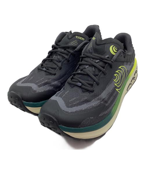 topo athletic（トポアスレチック）topo athletic (トポアスレチック) スニーカー ブラック×グリーン サイズ:29の古着・服飾アイテム