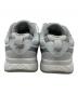 中古・古着 NEW BALANCE (ニューバランス) スニーカー ホワイト×シルバー サイズ:25：3000円