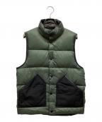 COACHコーチ）の古着「リバーシブルダウンベスト」｜グリーン×ブラック