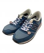 NEW BALANCE×earth music & ecologyニューバランス×アース ミュージック＆エコロジー）の古着「スニーカー」｜ネイビー×ピンク