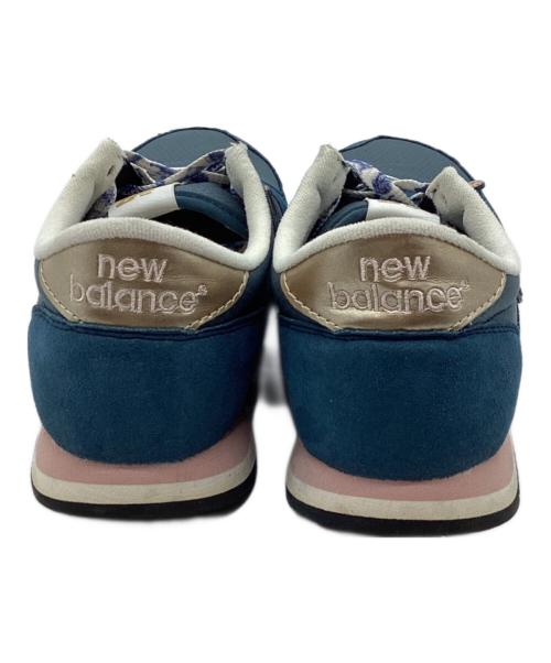 NEW BALANCE（ニューバランス）NEW BALANCE (ニューバランス) earth music & ecology (アース ミュージック＆エコロジー) スニーカー ネイビー×ピンク サイズ:23.5の古着・服飾アイテム