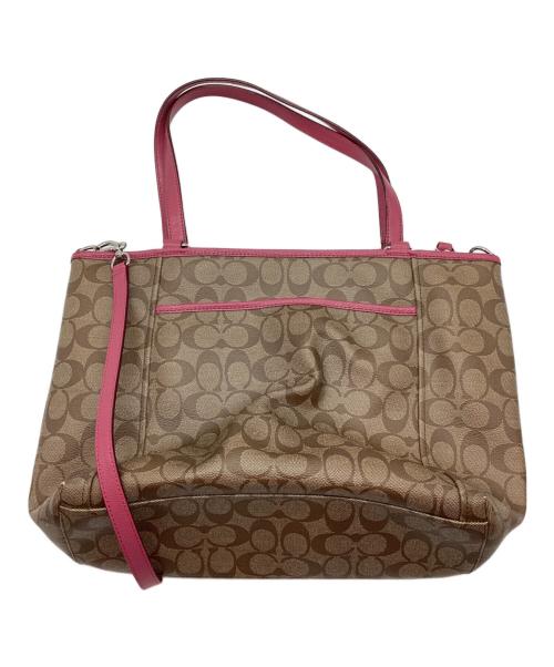 COACH（コーチ）COACH (コーチ) トートバッグ ベージュの古着・服飾アイテム