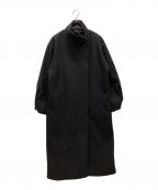 HAREハレ）の古着「ウーリーテック2WAYロングコート」｜ブラック