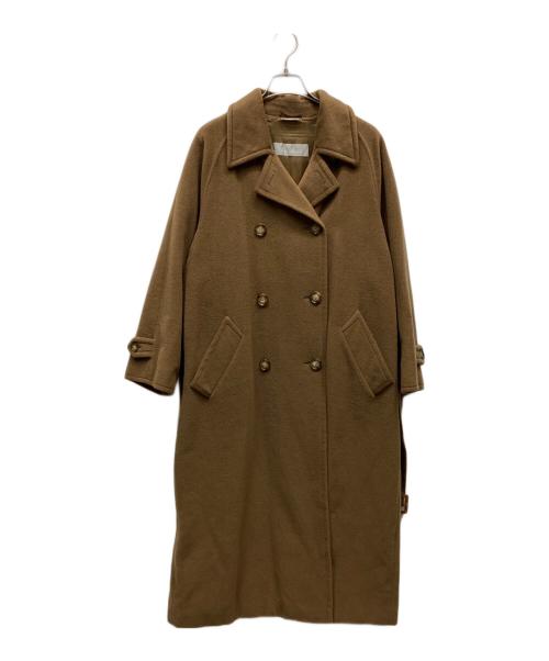 MaxMara（マックスマーラ）MaxMara (マックスマーラ) ダブルブレストコート ブラウン サイズ:40の古着・服飾アイテム