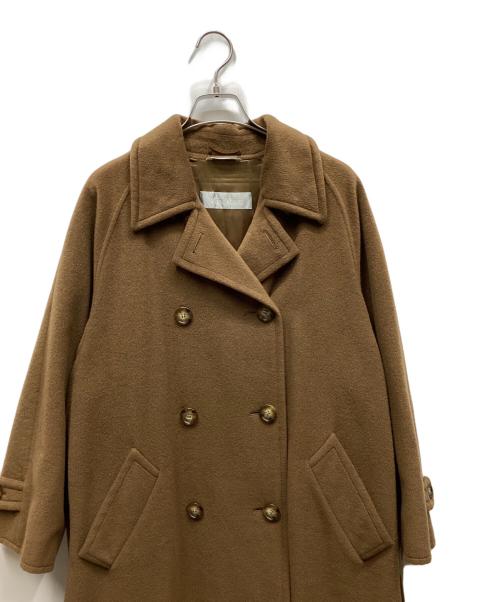MaxMara（マックスマーラ）MaxMara (マックスマーラ) ダブルブレストコート ブラウン サイズ:40の古着・服飾アイテム