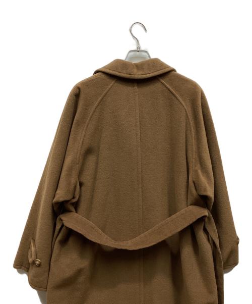 MaxMara（マックスマーラ）MaxMara (マックスマーラ) ダブルブレストコート ブラウン サイズ:40の古着・服飾アイテム