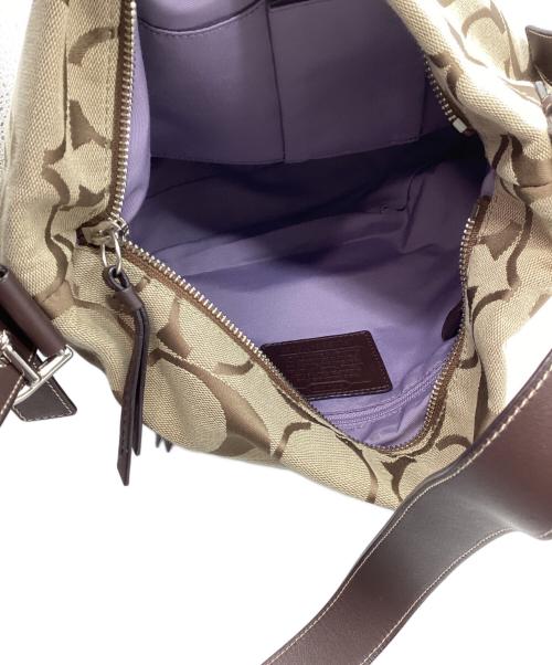 COACH（コーチ）COACH (コーチ) ショルダーバッグ ブラウン×ベージュの古着・服飾アイテム