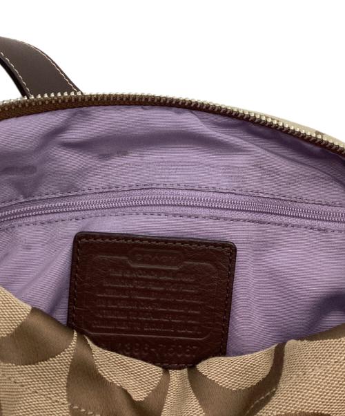 COACH（コーチ）COACH (コーチ) ショルダーバッグ ブラウン×ベージュの古着・服飾アイテム