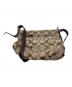 COACH (コーチ) ショルダーバッグ ブラウン×ベージュ：3000円