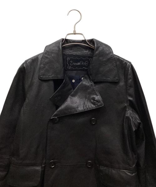 45rpm（45アールピーエム）45rpm (45アールピーエム) umii 908 (ウミキューゼロハチ) レザーコート ブラック サイズ:1の古着・服飾アイテム