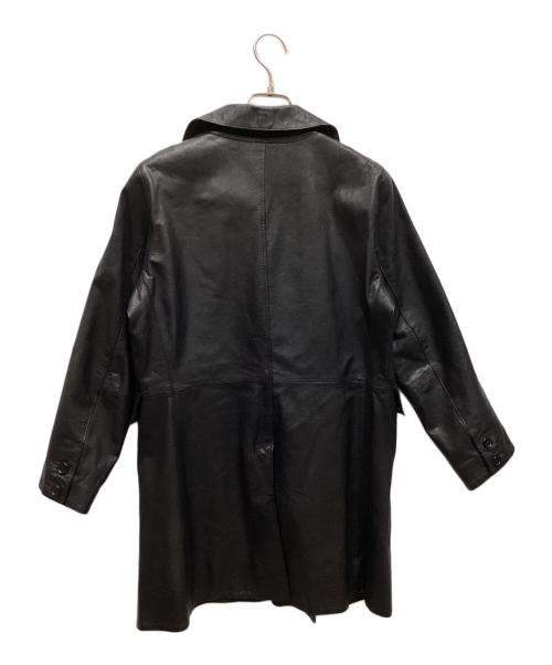 45rpm（45アールピーエム）45rpm (45アールピーエム) umii 908 (ウミキューゼロハチ) レザーコート ブラック サイズ:1の古着・服飾アイテム