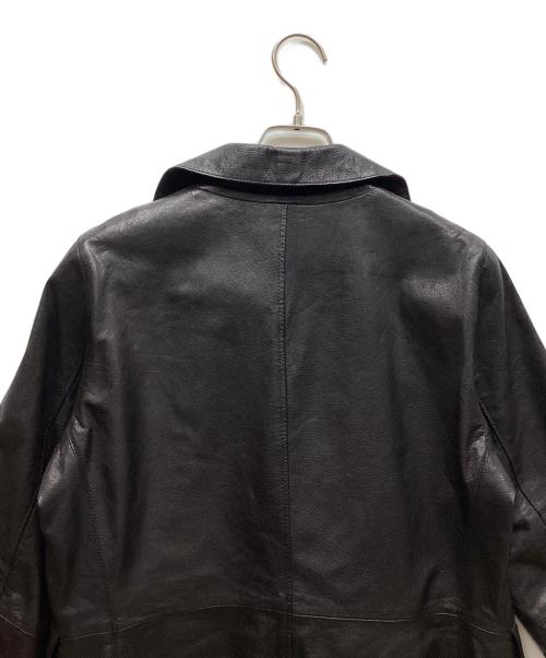 45rpm（45アールピーエム）45rpm (45アールピーエム) umii 908 (ウミキューゼロハチ) レザーコート ブラック サイズ:1の古着・服飾アイテム