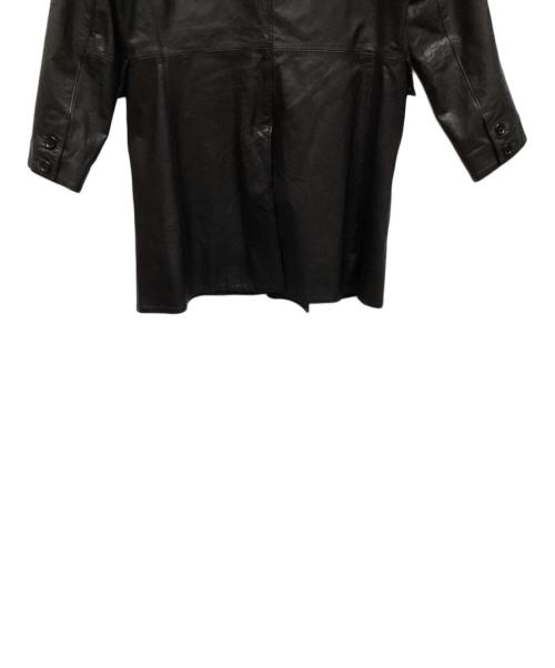 45rpm（45アールピーエム）45rpm (45アールピーエム) umii 908 (ウミキューゼロハチ) レザーコート ブラック サイズ:1の古着・服飾アイテム