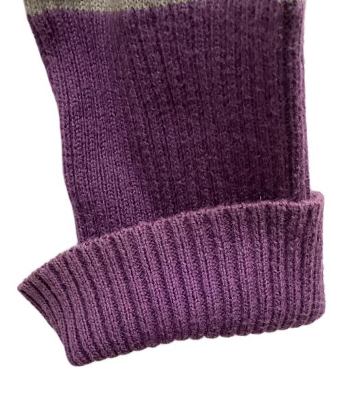 Vivienne Westwood RED LABEL（ヴィヴィアンウエストウッドレッドレーベル）Vivienne Westwood RED LABEL (ヴィヴィアンウエストウッドレッドレーベル) カーディガン グレー×パープル サイズ:2の古着・服飾アイテム