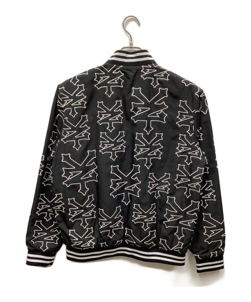ZOO YORK（ズーヨーク）ZOO YORK (ズーヨーク) 総柄ＭＡ-1ブルゾン ブラック サイズ:Mの古着・服飾アイテム