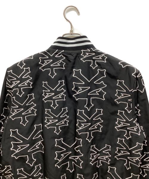 ZOO YORK（ズーヨーク）ZOO YORK (ズーヨーク) 総柄ＭＡ-1ブルゾン ブラック サイズ:Mの古着・服飾アイテム