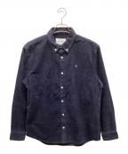 CarHarttカーハート）の古着「ロングスリーブ マディソン フコード シャツ」｜ネイビー