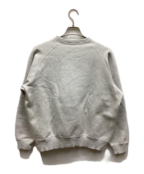 Gymphlex（ジムフレックス）Gymphlex (ジムフレックス) スウィングスリーブクルーネックプルオーバースウェット ライトグレー サイズ:Lの古着・服飾アイテム