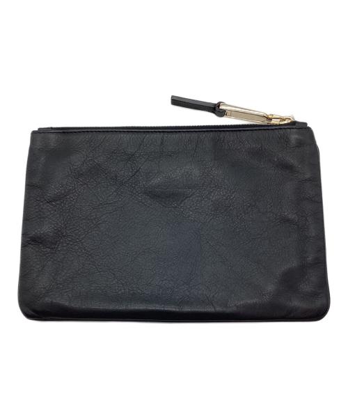 JIL SANDER（ジルサンダー）JIL SANDER (ジルサンダー) ポーチ ブラックの古着・服飾アイテム
