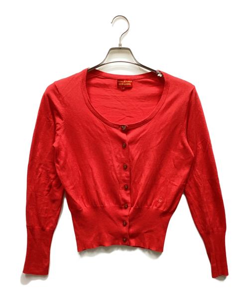 Vivienne Westwood RED LABEL（ヴィヴィアンウエストウッドレッドレーベル）Vivienne Westwood RED LABEL (ヴィヴィアンウエストウッドレッドレーベル) カーディガン レッド サイズ:2の古着・服飾アイテム