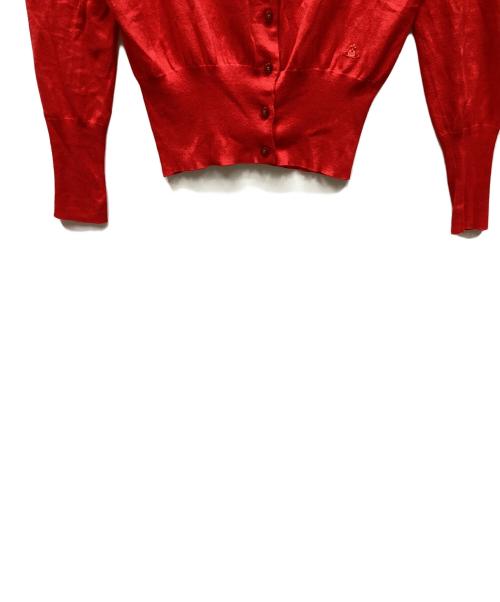 Vivienne Westwood RED LABEL（ヴィヴィアンウエストウッドレッドレーベル）Vivienne Westwood RED LABEL (ヴィヴィアンウエストウッドレッドレーベル) カーディガン レッド サイズ:2の古着・服飾アイテム
