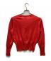 中古・古着 Vivienne Westwood RED LABEL (ヴィヴィアンウエストウッドレッドレーベル) カーディガン レッド サイズ:2：4000円