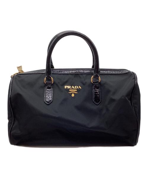 PRADA（プラダ）PRADA (プラダ) ボストンバッグ ブラックの古着・服飾アイテム