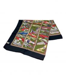 Salvatore Ferragamo（サルヴァトーレ フェラガモ）の古着「スカーフ」｜ブラック